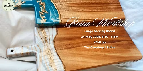 Resin Workshop: Large Serving Board