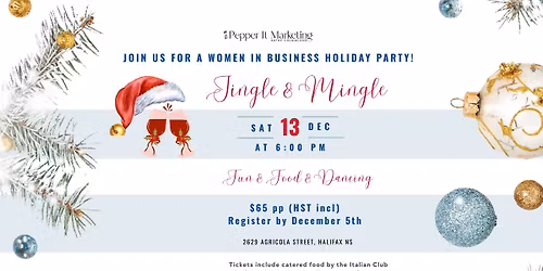 Jingle & Mingle Women in Business Holiday Party 