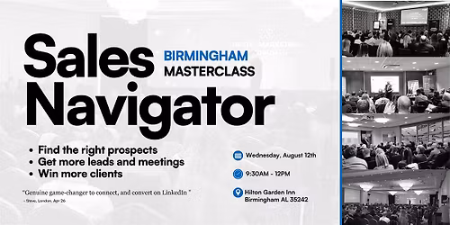Selling with Sales Navigator - Live Workshop in Birmingham