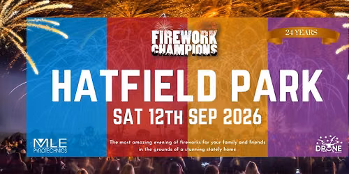 Hatfield Park - Firework Champions 2026
