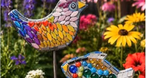 Mosaic Garden Stake