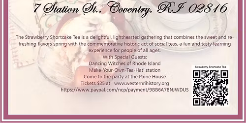 Paine House Museum Strawberry Tea