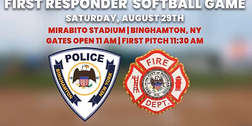 Binghamton Police Department vs. Binghamton Fire Department Softball Game