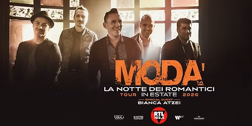 MOD\u00c0 \u2014 La Notte Dei Romantici In Estate Tour \/\/ Torino 30.6