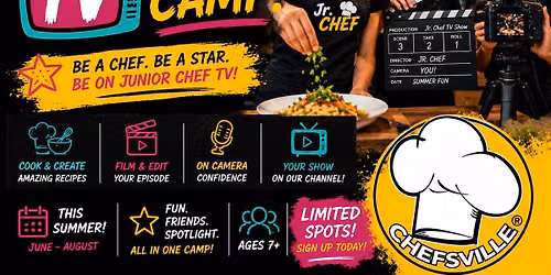 Jr. Chef TV Show Cooking Camp (Ages 7+) - Richardson