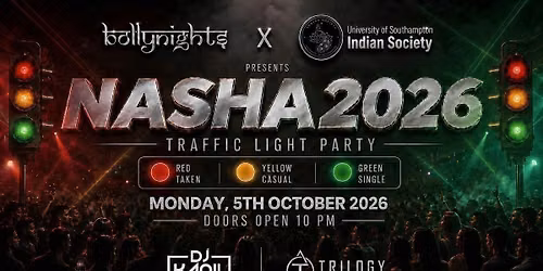 Bollynights Southampton - NASHA 2026 - TRAFFIC LIGHT NEON PARTY