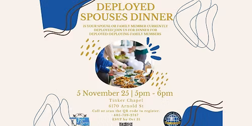 Deployed Spouses\u2019 Dinner