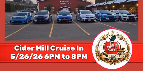 Cider Mill Cruise In 5\/26\/26