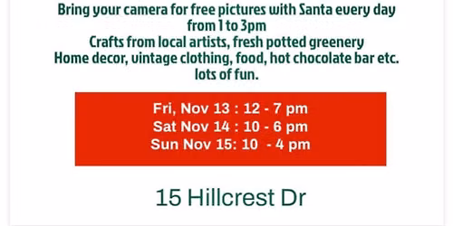 Christmas Pop up Market