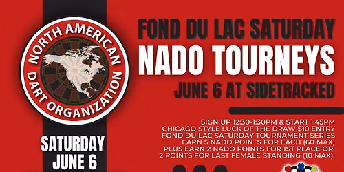 NADO Points Dart Tournament at Sidetracked