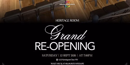 Heritage Room Re-Opening