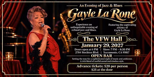 A Soulful Night of Jazz and Blues with Gayle La Rone