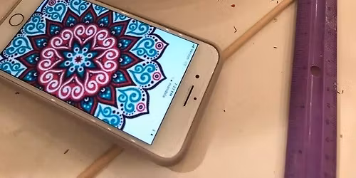 DIY Mandala Ceramic Plate