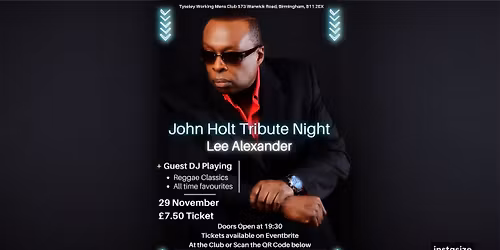 John Holt Tribute Night