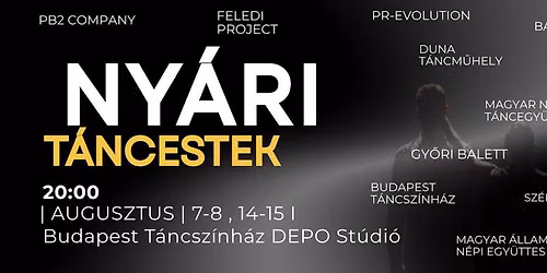 Ny\u00e1ri T\u00e1ncestek a Budapest T\u00e1ncsz\u00ednh\u00e1z DEPO St\u00fadi\u00f3ban