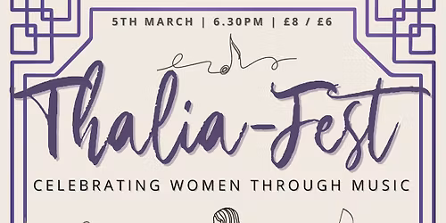 Thalia~Fest: Celebrating Women Through Music