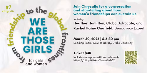 We Are Those Girls-From Friendship to the Global Fontline for Girls & Women