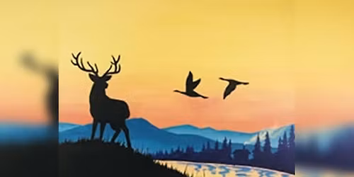 "Mountain Morning" Painting Party!! 