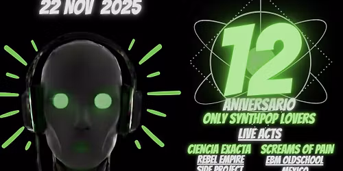 12 aniversario ONLY SYNTHPOP LOVERS 