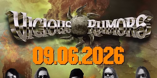 \u2020 LIVE: Vicious Rumors \u2020 Support: Goldsmith \u2020 Europe Asylum Tour 2026 \u2020 Schwarzer Keiler Stuttgart