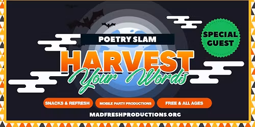 Harvest Your Words: A Fall Poetry Slam