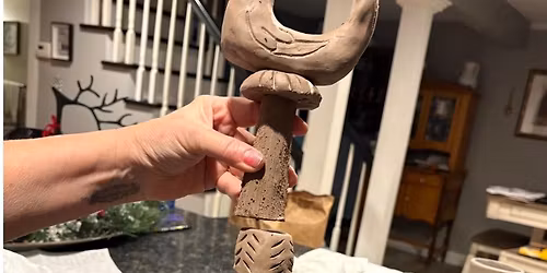 SORRY THIS CLASS IS FULL.   Garden Clay Totem 2 day event 