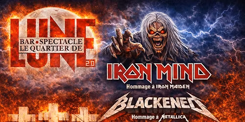 Samedi 9 Mai 2026 , Metallica et Iron Maiden 