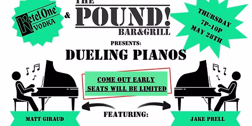 Rooftop dueling pianos!