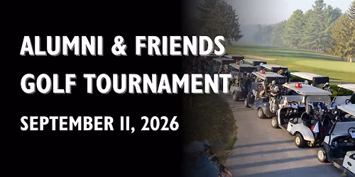 33rd Annual Alumni & Friends Golf Tournament