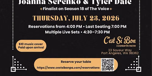 Live at C'est Si Bon: Featuring Joanna Serenko & Tyler Dale