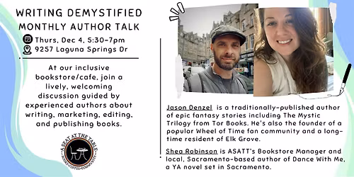 Writing Demystified w\/ Jason Denzel and Shea Robinson