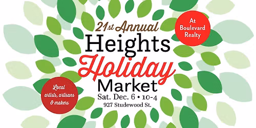 21st Annual Heights Holiday Market