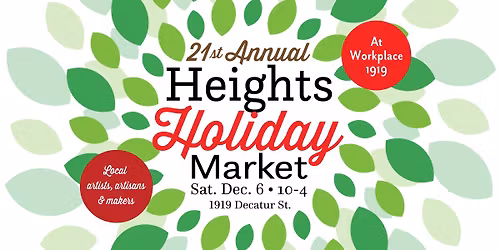 21st Annual Heights Holiday Market 