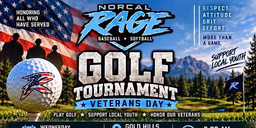 NorCal Rage Veterans Day Golf Tournament