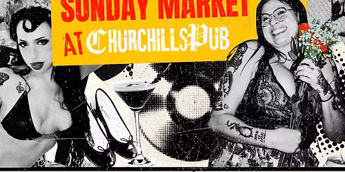 Churchill\u2019s Pilates & Hot Yoga Class + Brunch & Burlesque Vendors Market