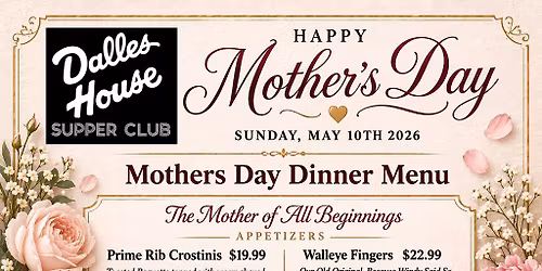 Mother's Day Main Event Dinner