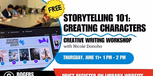 Creative Writing Workshop for Teens (Ages 12-18)