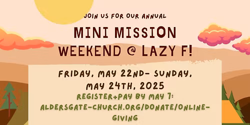 Mini Mission Weekend