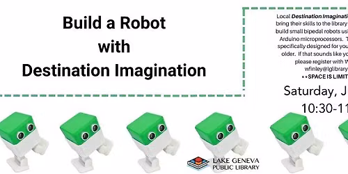 Building Robots w\/ Destination Imagination