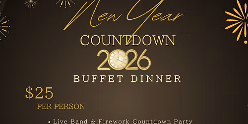 New Year Countdown 2026 Buffet Dinner at Ohana Phnom Penh Palace Hotel!