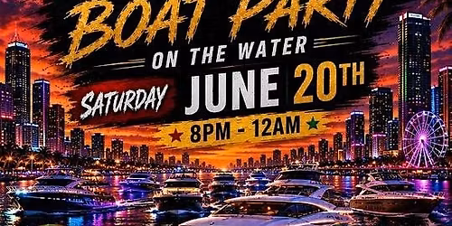 Juneteenth Weekend  R&B Boat Party!!!