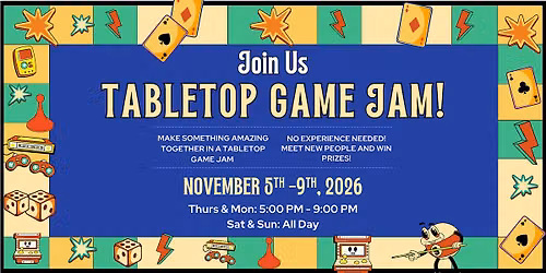 Tabletop and Board Game Jam