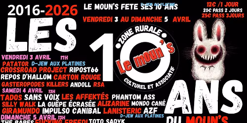 10 ans du moun's 