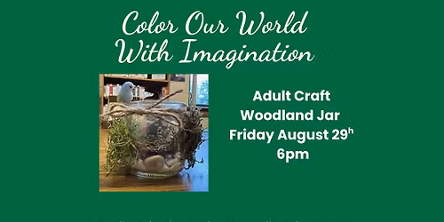 Adult Craft Woodland Jar