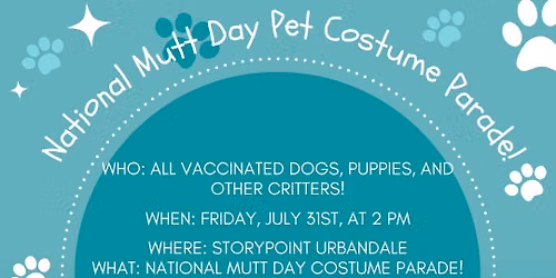 National Mutt Day Pet Costume Parade!