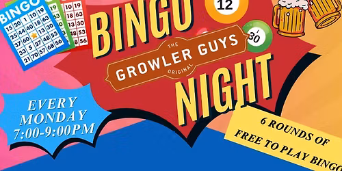 Jackpot Bingo! Win $500 Cash! New Starting Time 7pm