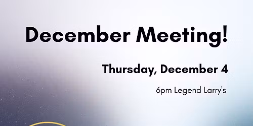 December meeting SFYBSA