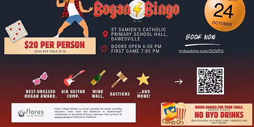 \ud83c\udf7b BOGAN BINGO IS COMING TO DAWESVILLE! \ud83e\udd18