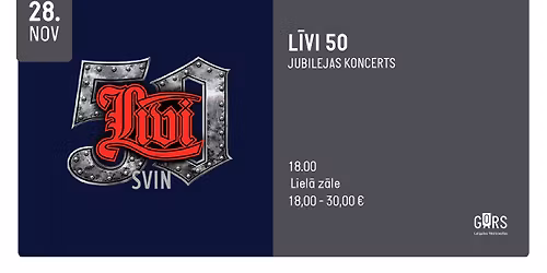 L\u012aVI 50. Jubilejas koncerts