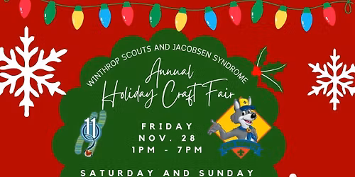 Annual Holiday Craft Fair.